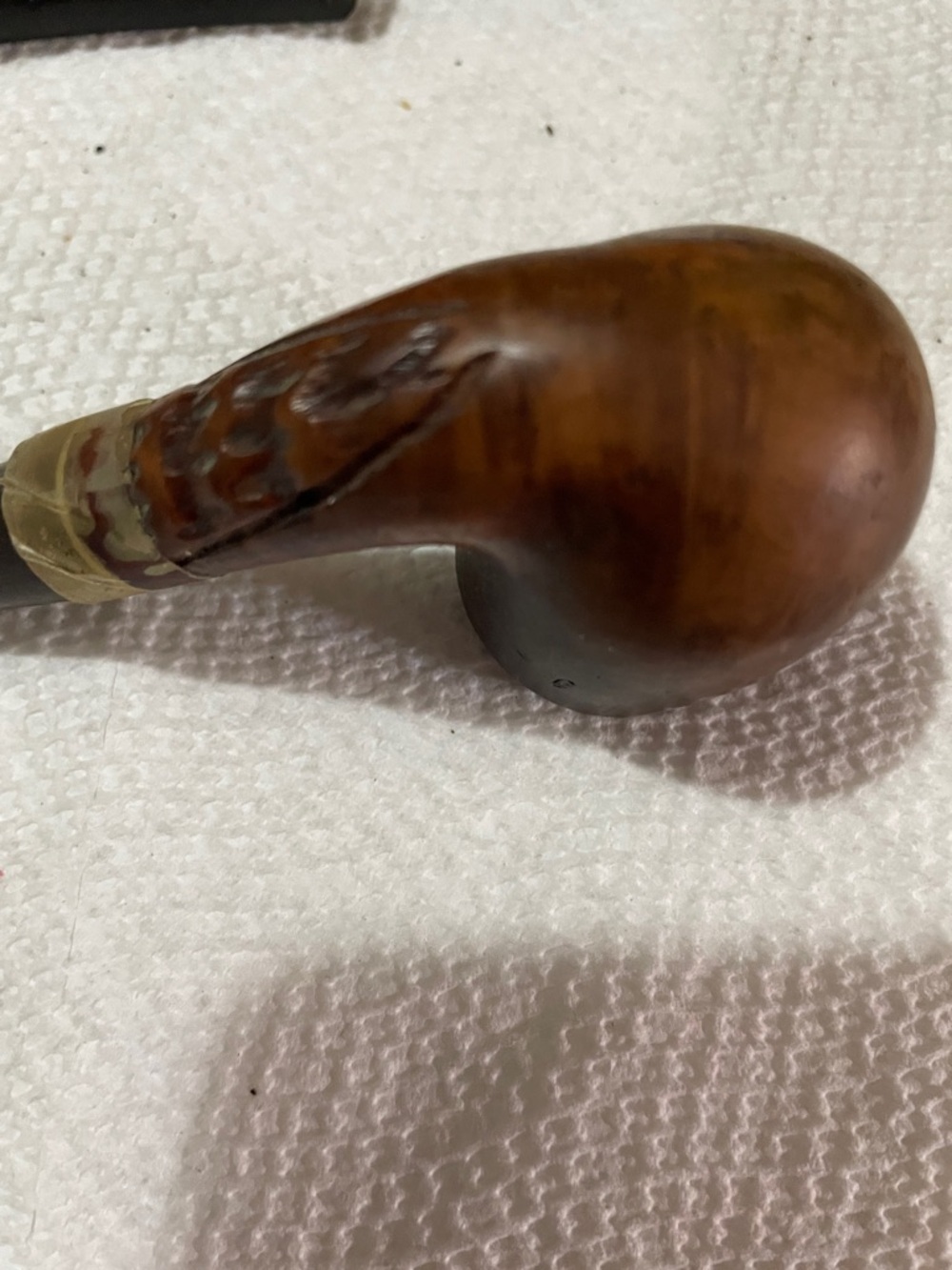 Classic Brown Wooden Smoking Pipe for Men Accessories